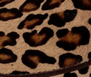swatch_leopard haircalf loafer with bit flat shoes