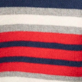 swatch_Multi stripe short sleeve sweater