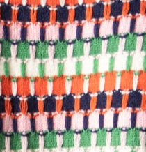 swatch_Navy Multi thml striped short sleeve sweater