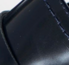 swatch-Navy Leather heeled loafer