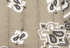 swatch_Olive bandana print cosmetic bag