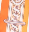 swatch_Orange twilly scarf