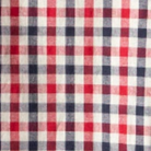 swatch_Red/Navy urban daizy embroidered gingham blouse