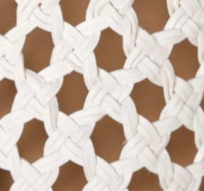 swatch_White Leather tony bianco Cheeky woven flat