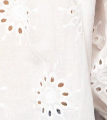 swatch_White short sleeve eyelet blouse