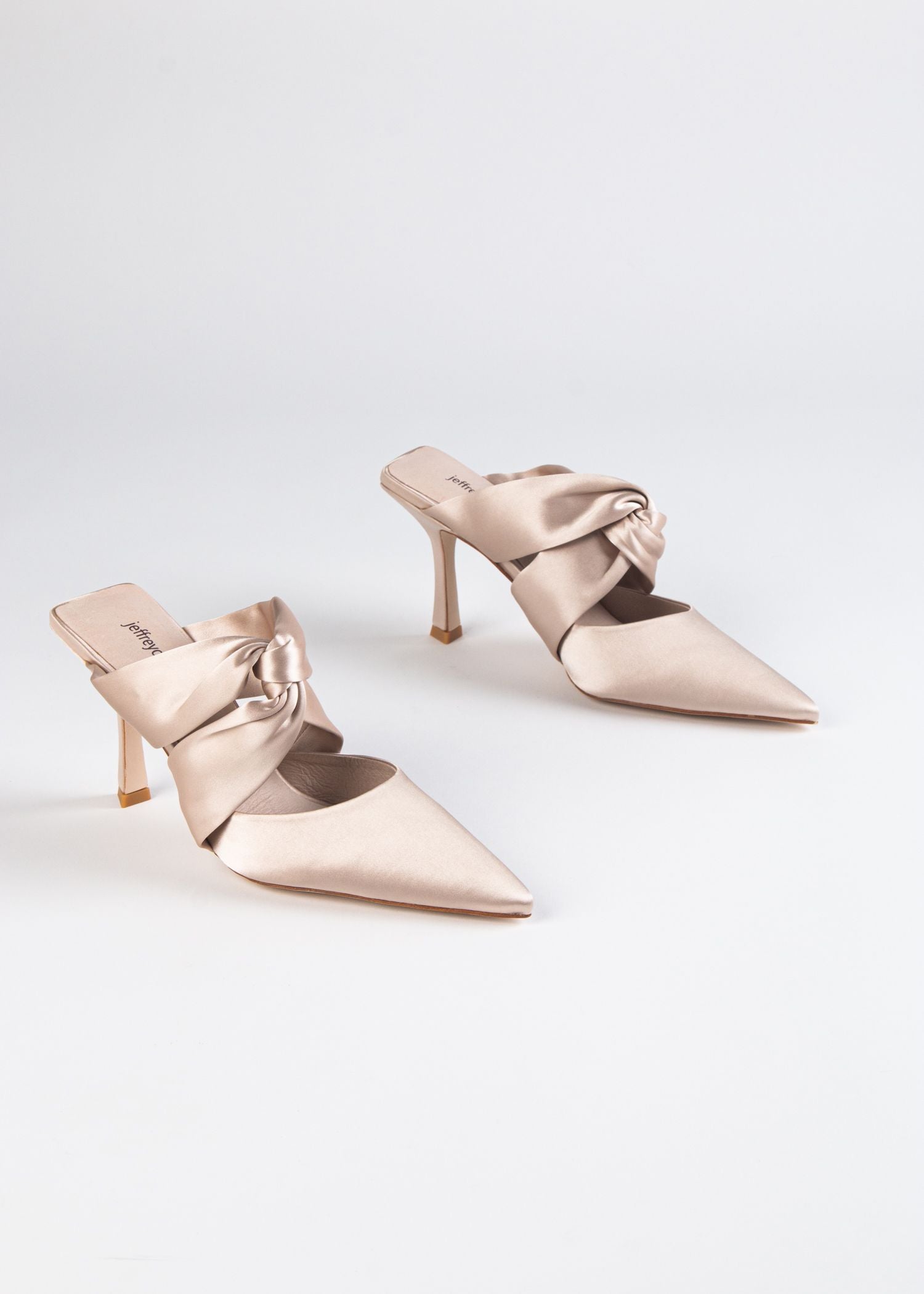 swatch_Champagne Satin tied up satin heel heels