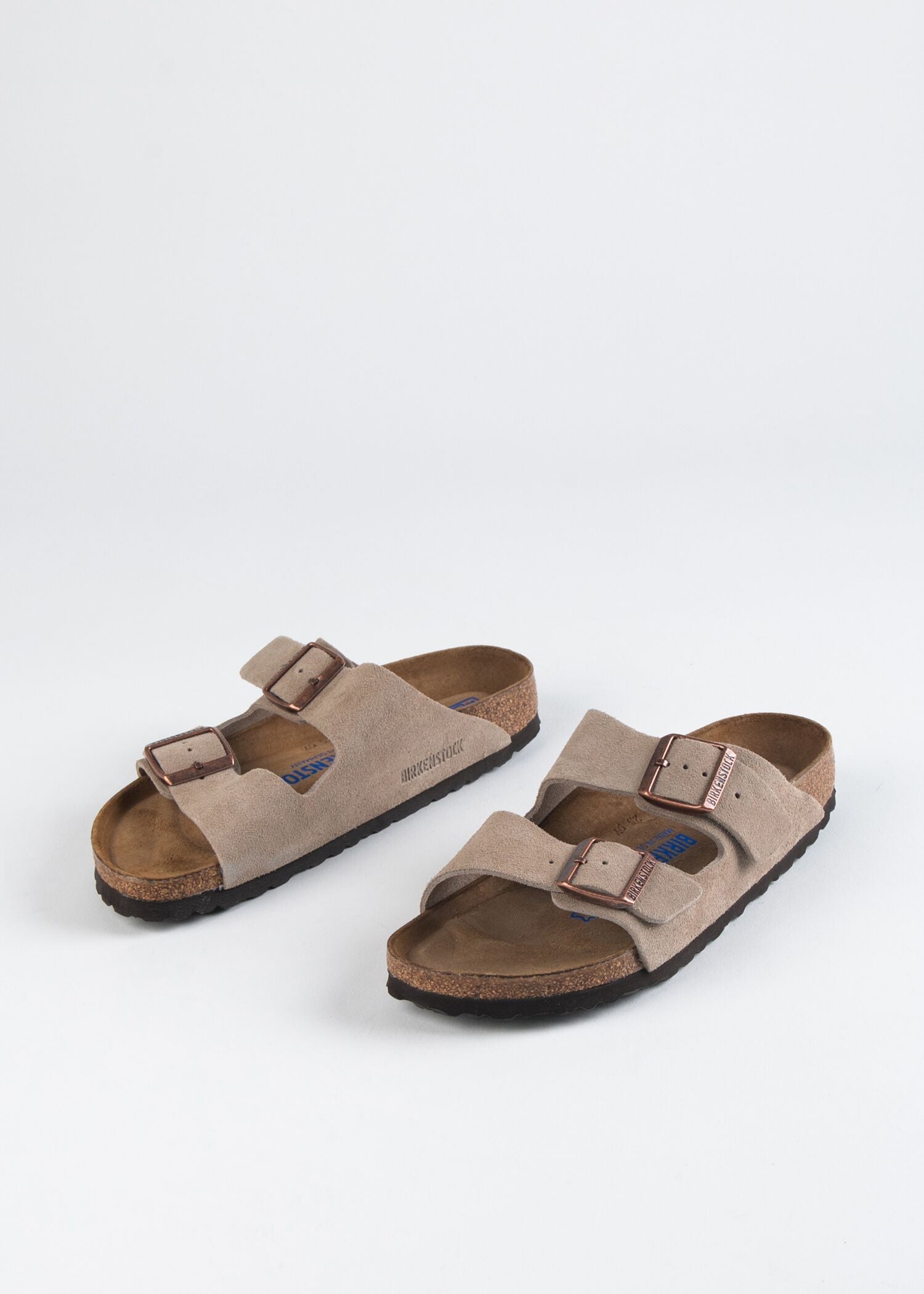 swatch_taupe suede arizona soft footbed sandal flat sandals